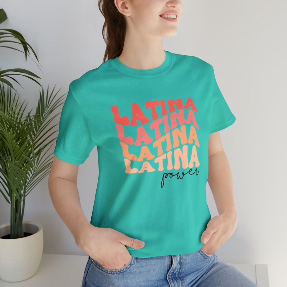 Thumbnail: Latina Power Jersey Short Sleeve T-shirt