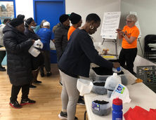 Flatbush Y Seniors plant with Pollinators