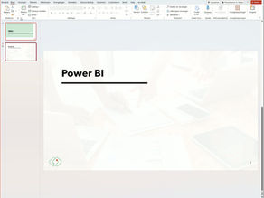 Power BI in PPT