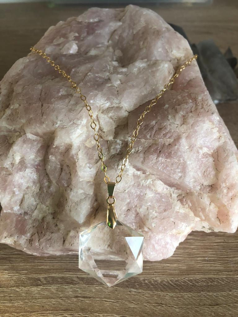 Miniatura: Collar Merkaba Cuarzo