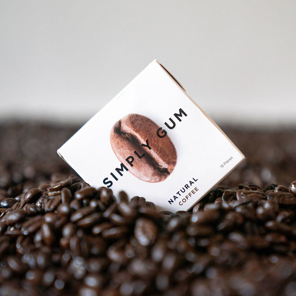 Miniatyrbilde: Kaffe Naturlig Tyggegummi