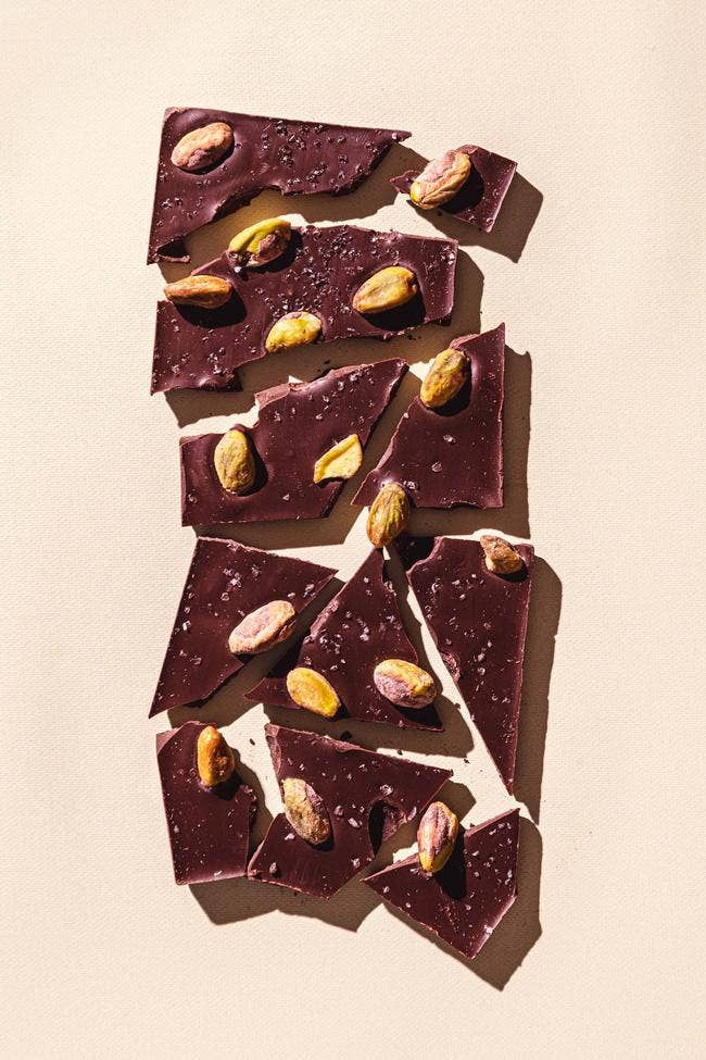 Miniatyrbilde: Salted Pistachio Dark Sjokoladeplate