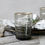 Thumbnail: Smoke Glass with Golden Edge Small