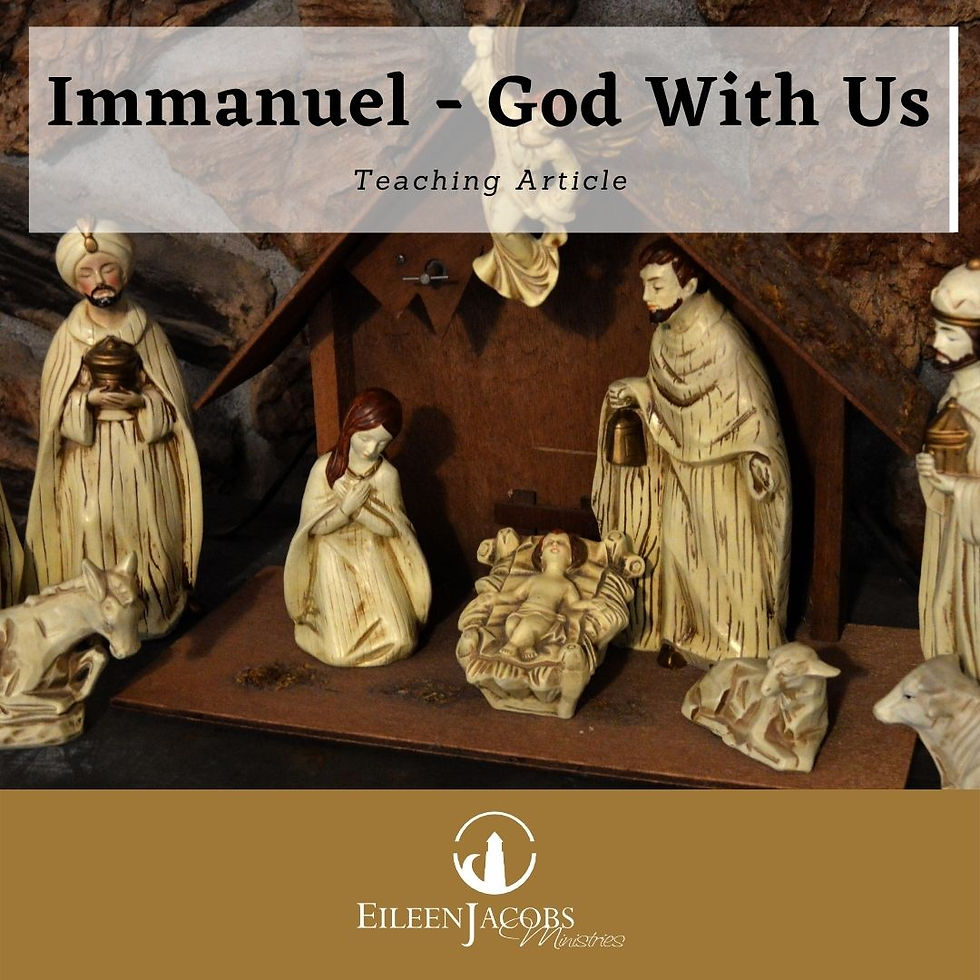 Immanuel God With Us