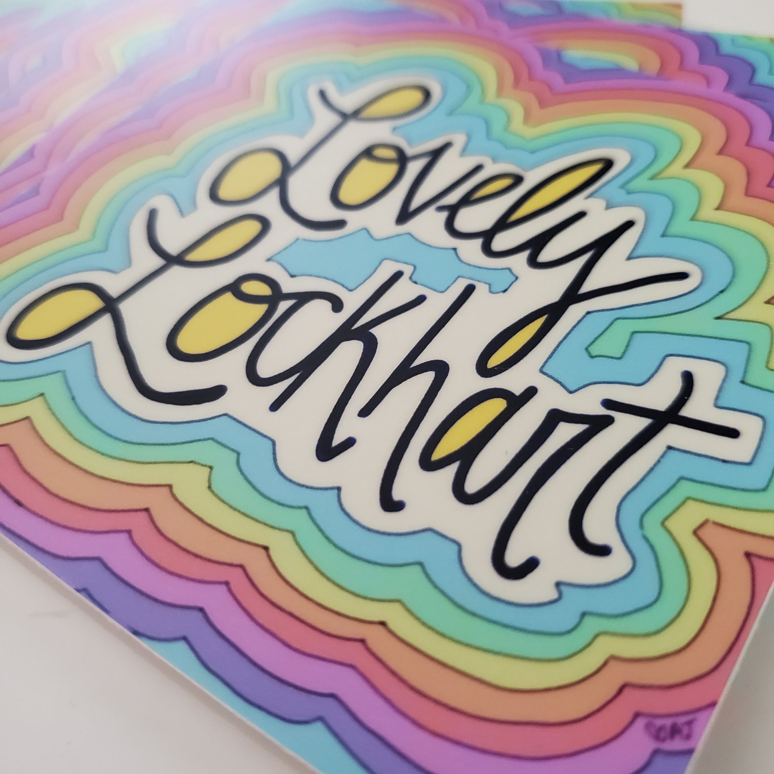 Lovely Lockhart Art Sticker