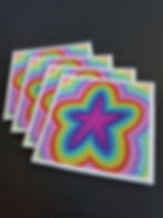 Thumbnail: Rainbow Star Art Sticker