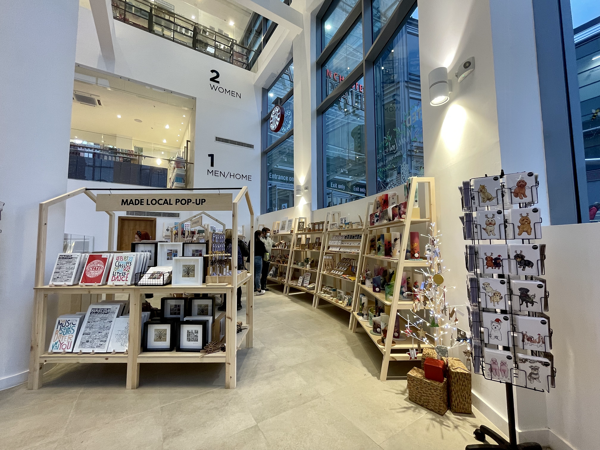 The Curated Makers Made Local Pop-Up inside of Next, Manchester Arndale.
