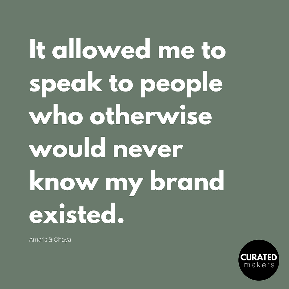 A positive review of Curated Makers from a Maker.