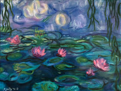 Homage To Monet - "Water Lilies'