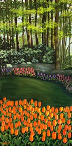 "Magnificent Tulips" - I loved strolling through these beautiful Keukenhof gardens