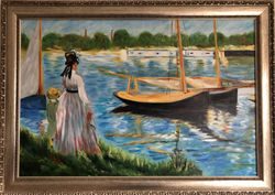 Homage to Manet - "La Seine a Argenteuil"