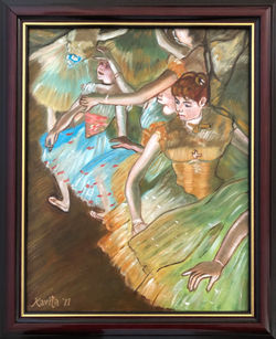 Homage To Degas - "Ballet Dancers on the Stage"