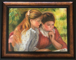 Homage to Renoir - "Two Girls Reading"