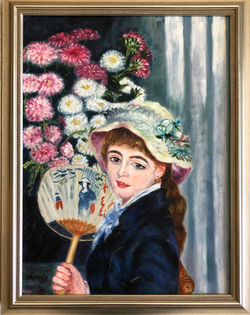Homage to Renoir - "Girl With a Fan"
