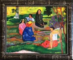 Homage To Gauguin - "The Conversation"