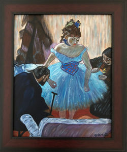Homage to Degas - "Dancer in her Dressing Room"