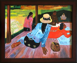 Homage To Gauguin - "The Siesta"