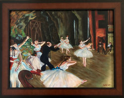 Homage To Degas - "The Rehearsal of The Ballet Onstage"