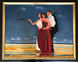 Tribute to Vettriano - "The Missing Man"