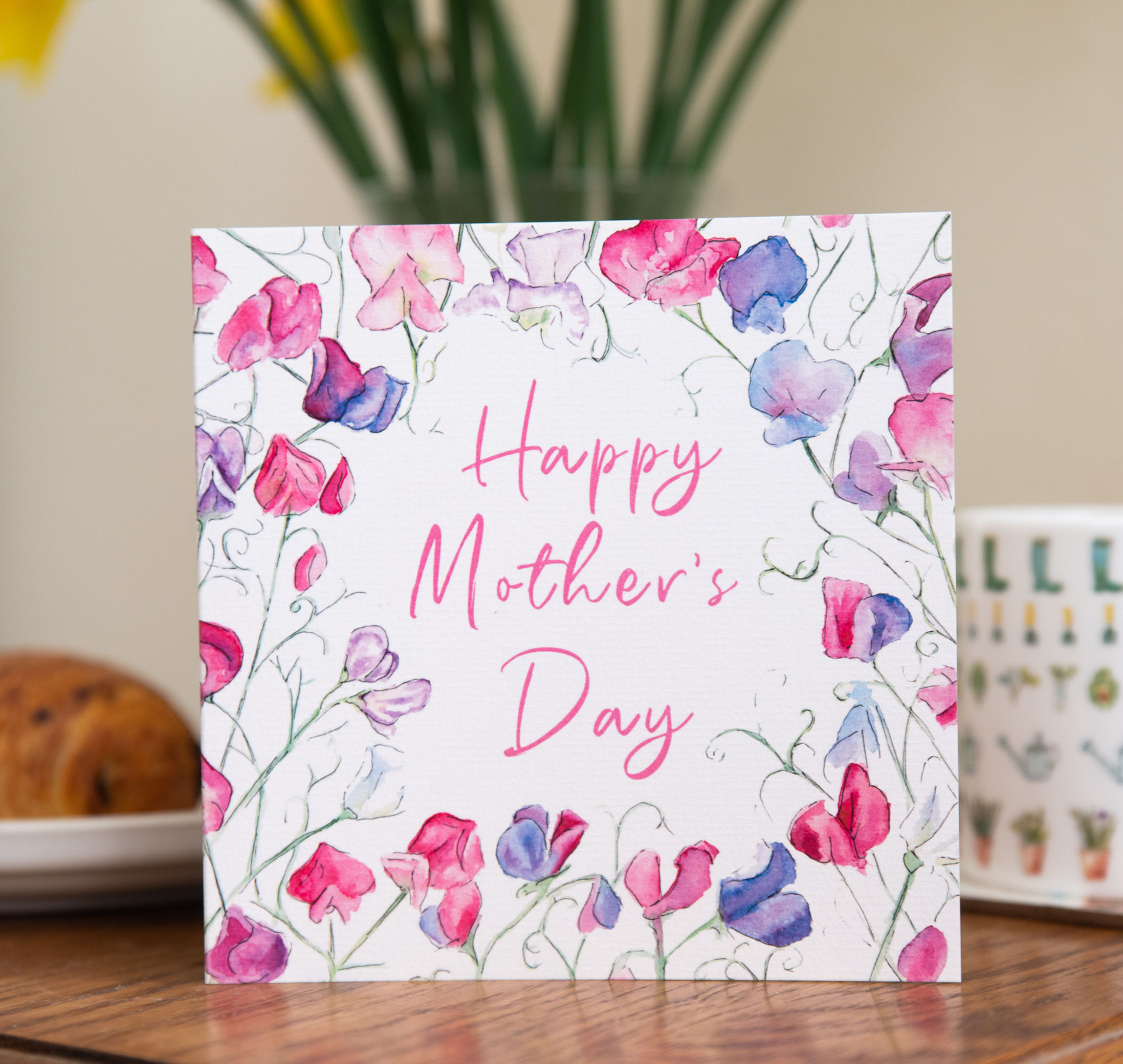 Happy Mother's Day - Sweet Peas Card