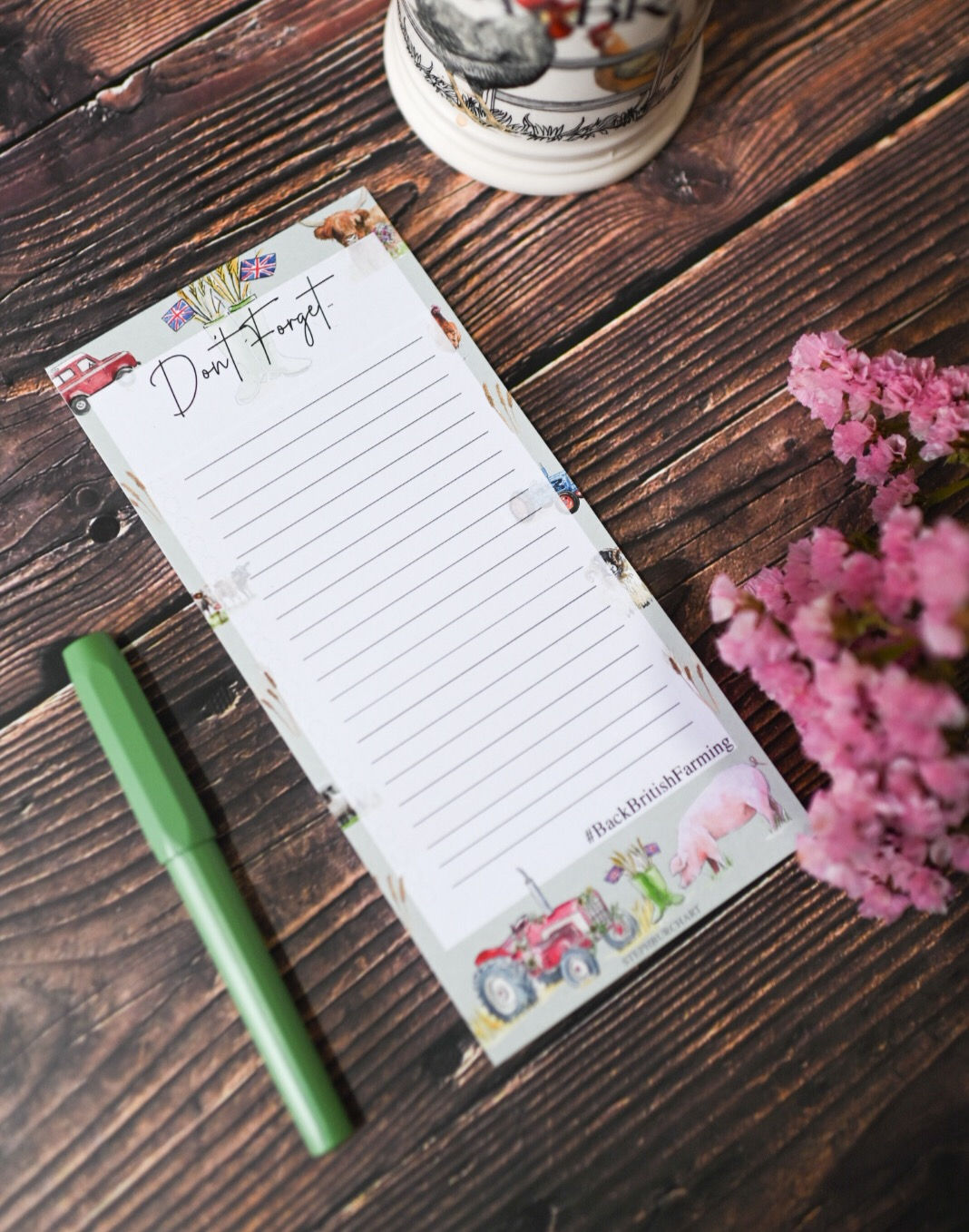 Back British Farming - Shopping list Pad