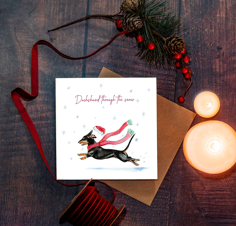 Thumbnail: Dachshund Through the Snow