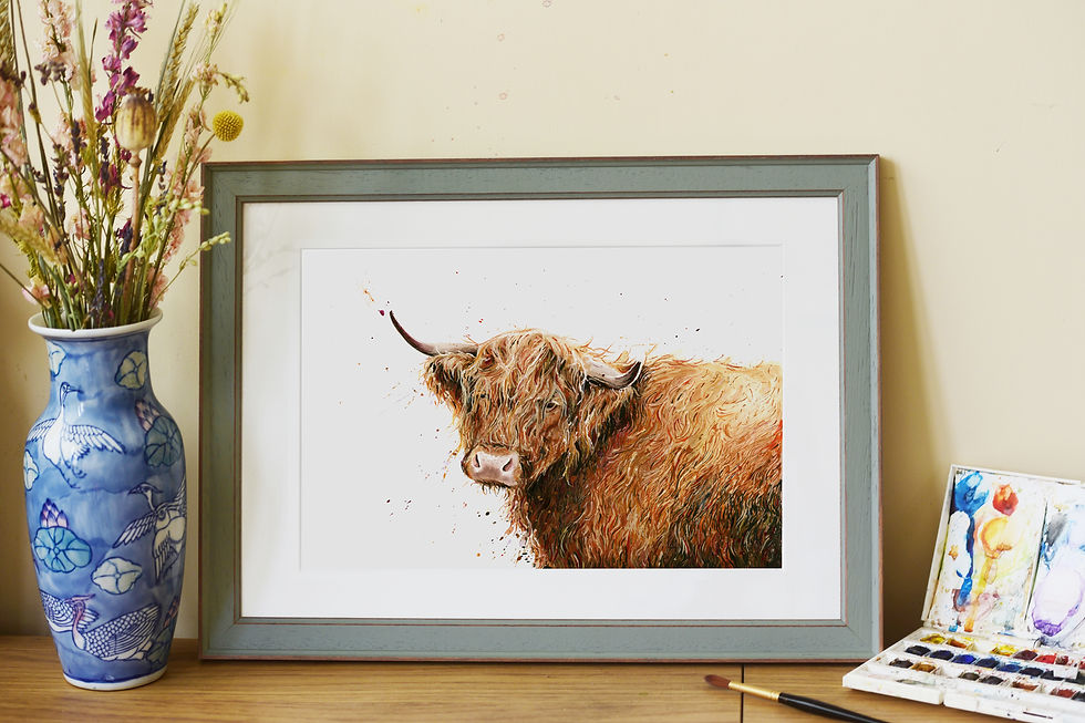 Thumbnail: Fergus the Highland Print