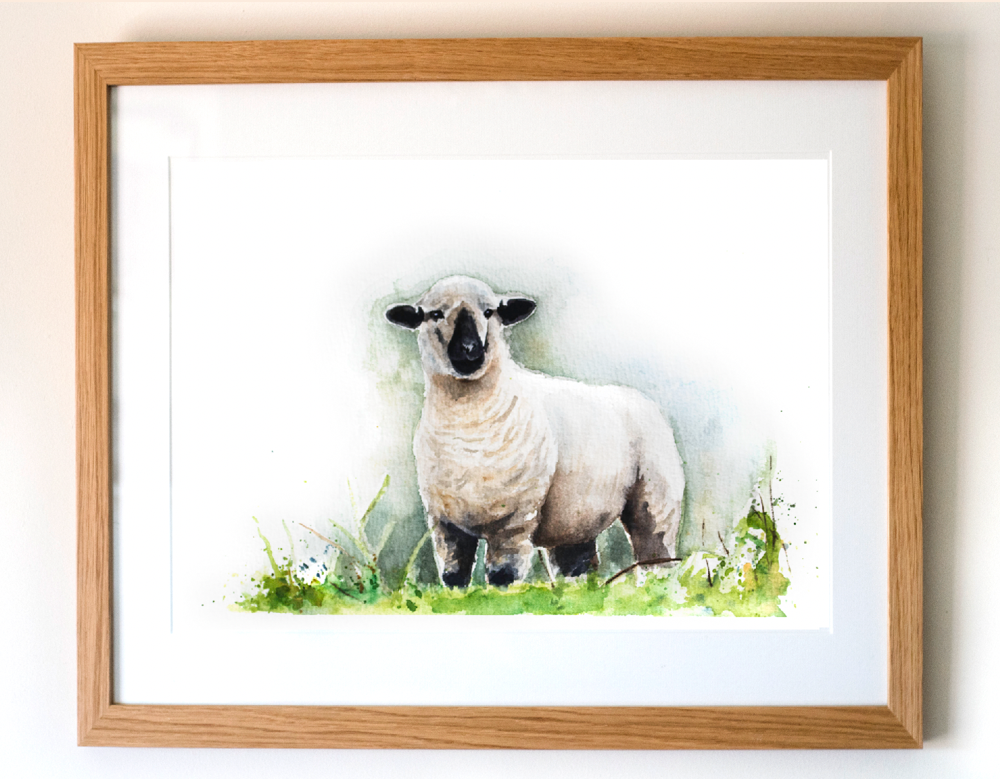 Hampshire Down Sheep Print