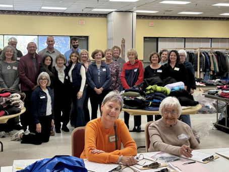 COATS FOR THE COMMUNITY - ANOTHER SUCCESS!