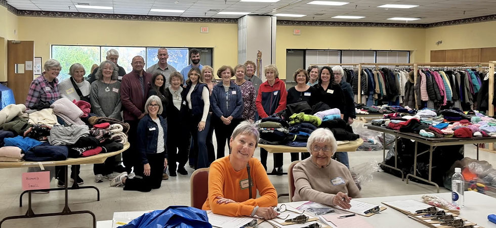 COATS FOR THE COMMUNITY - ANOTHER SUCCESS!