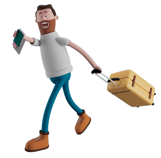 happy-traveler-man-holding-luggage-passport-isolated-background-travel-vacation-concept-3d