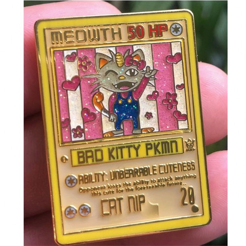 Pokemon Meowth X Hello Kitty Mashup Pin – 1.5