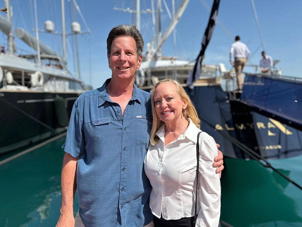 Capt Randy and Shelly Tucker CYBA Yacht Charter Brokers