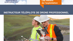 Instructeur télépilote de drone professionnel