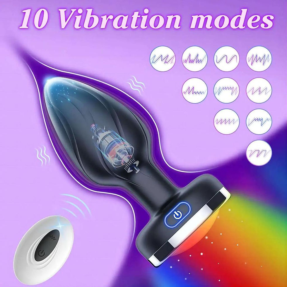 Thumbnail: Lights Action Vibrating Butt Plug