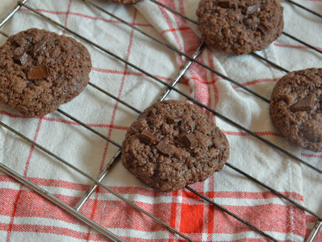 Double Chocolate Cookies | Easy & Vegan