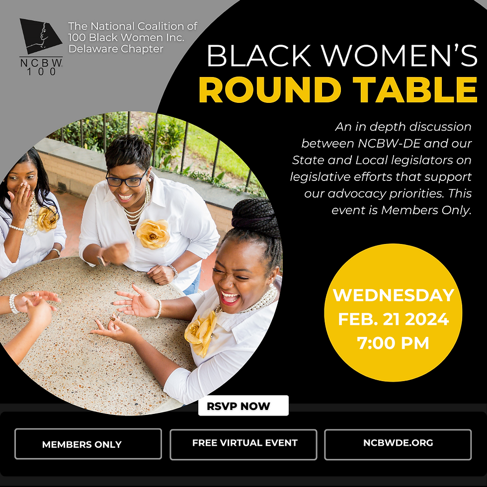 NCBWDE Black Women's Round Table