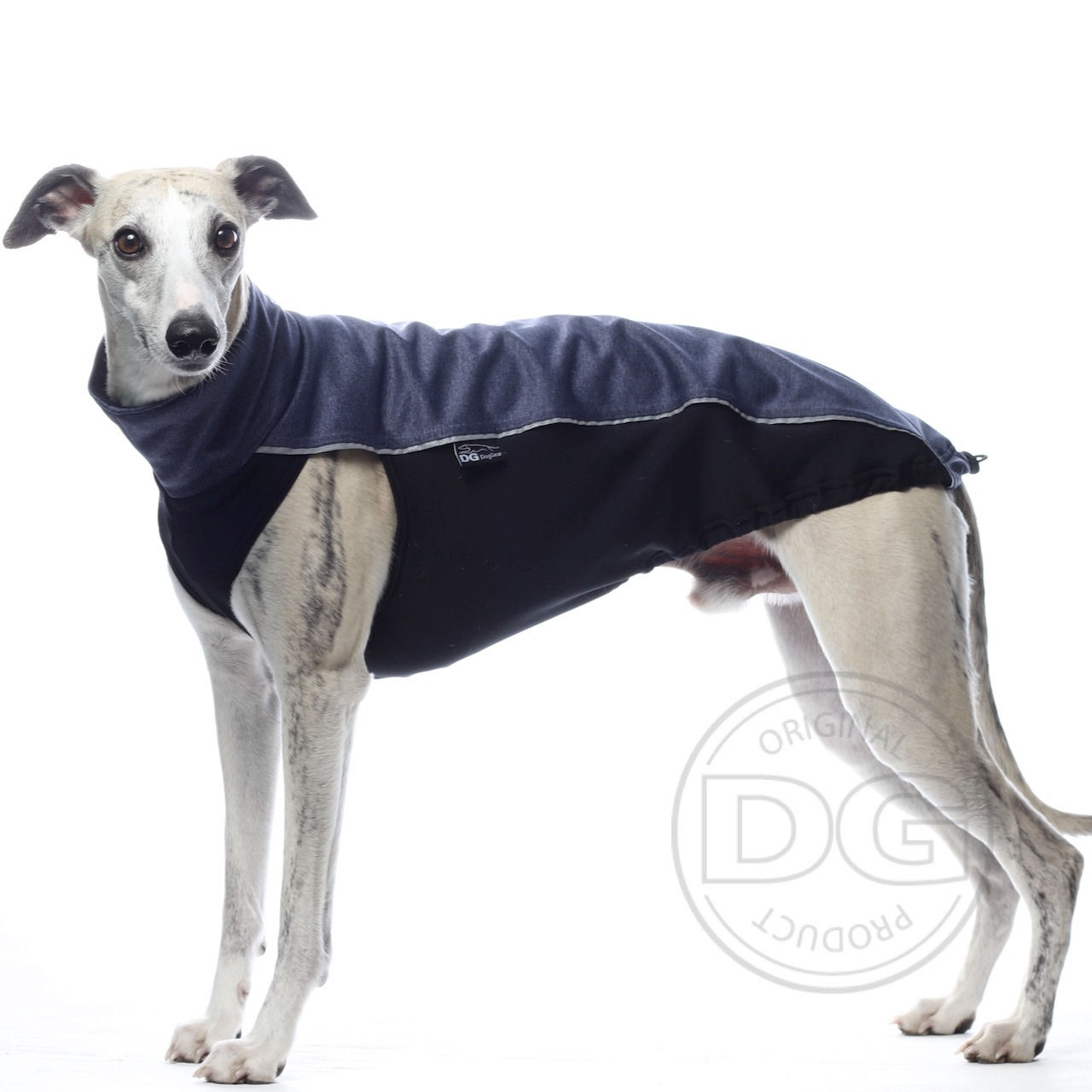 Whippet DG Dog Gear Soft Shell Jacket Blue