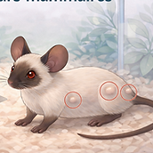 souris avec des tumeurs