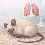 souris malade avec probleme respiratoire