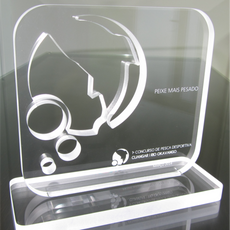 Trofeu em acrilico Univercosmos