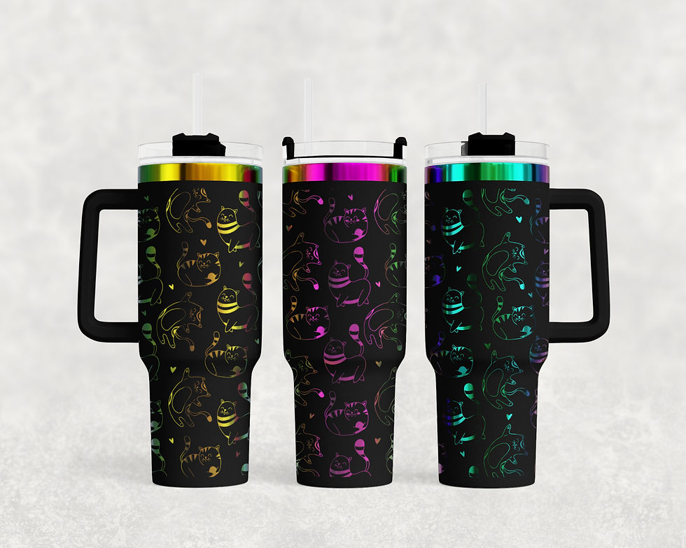 Miniaturbild: 40oz Hellblau Rainbow