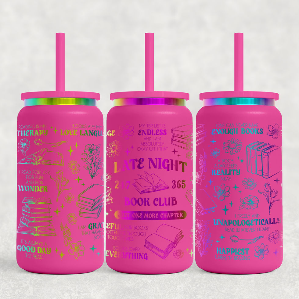 Miniaturbild: 16oz Thermoglas Pink Rainbow
