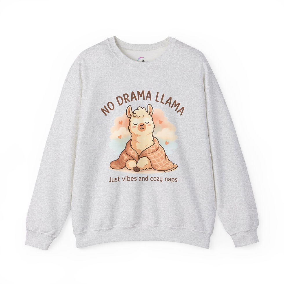 Miniaturbild: Sweatshirt - No Drama Llama