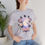 Miniaturbild: 🌙 Mystic Moon & Floral Phases – Spirituelles Boho-T-Shirt