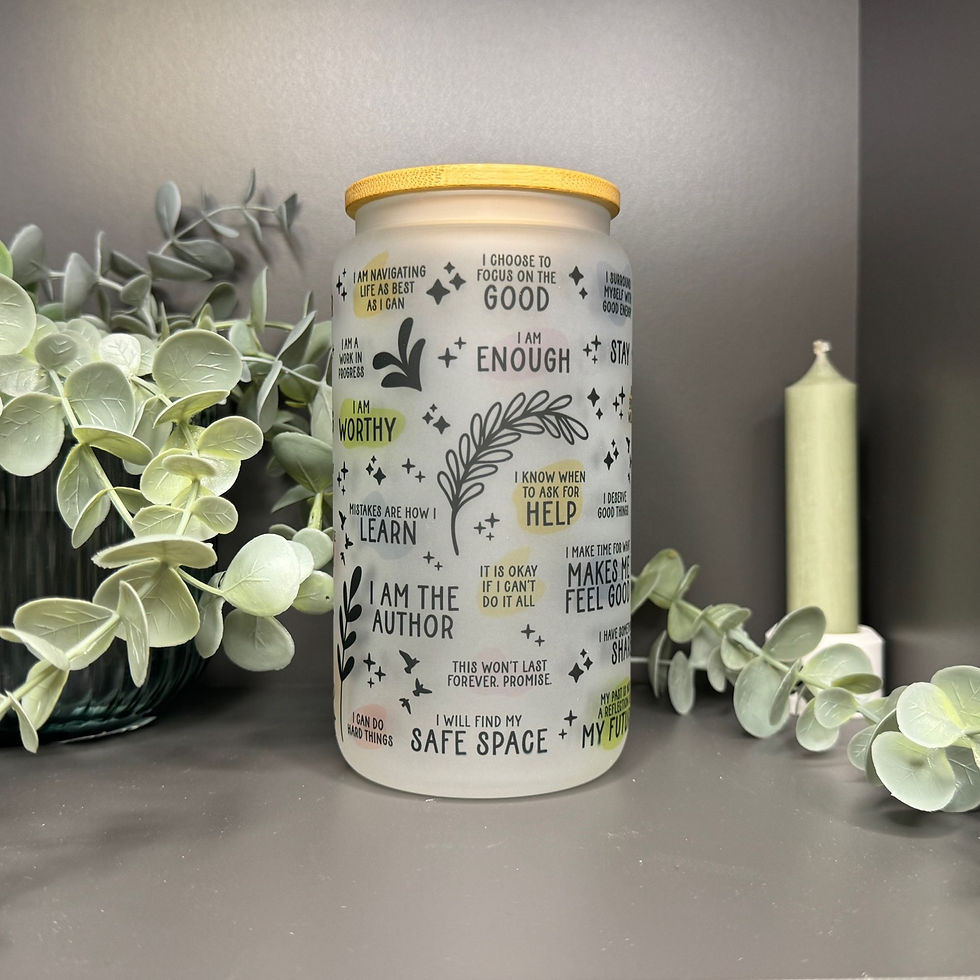 Miniaturbild: Glas Daily Mental Health Reminders