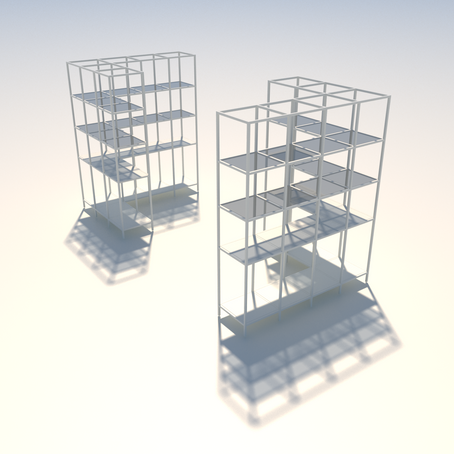 The inspirng display structure - CUBE