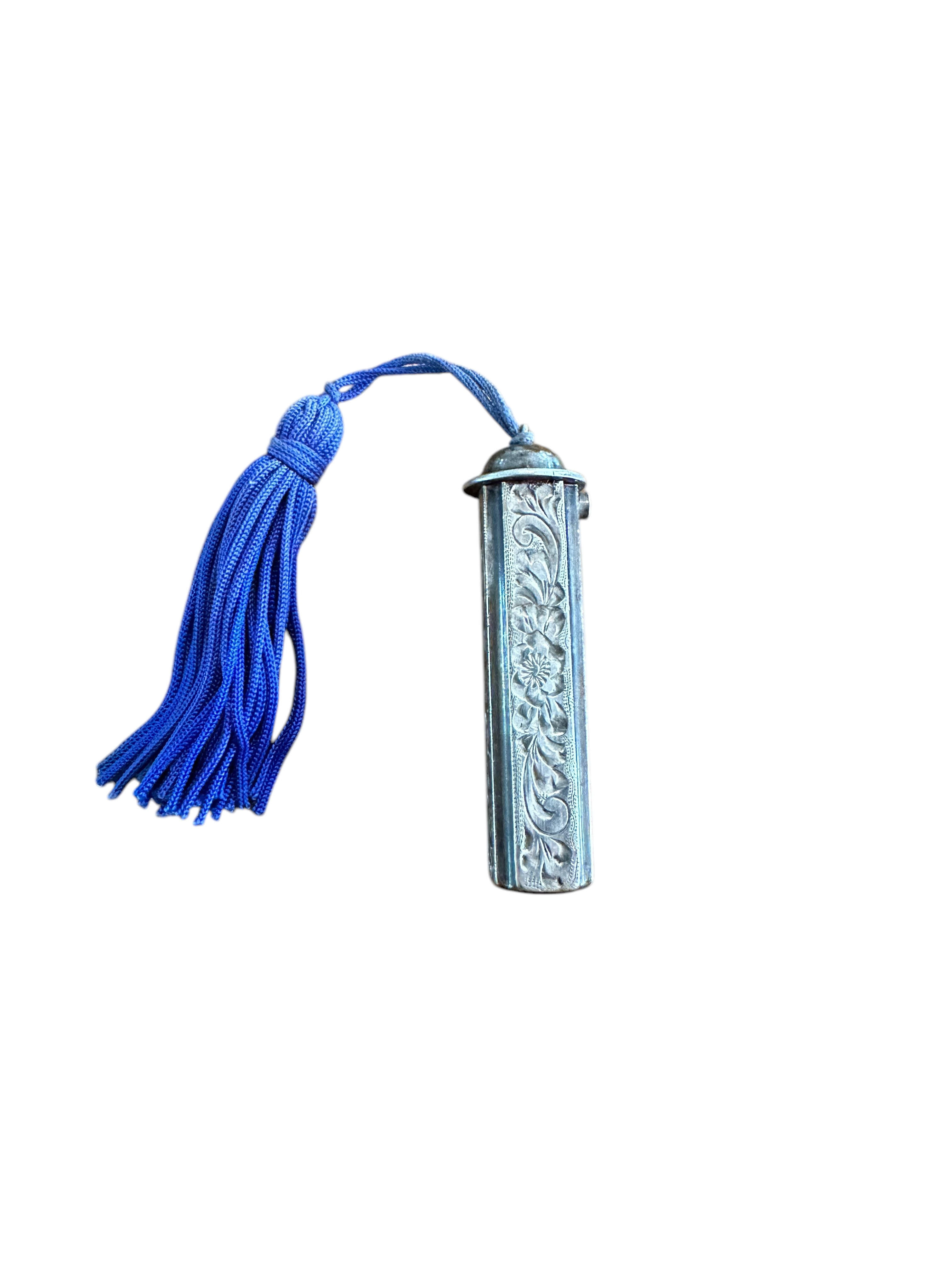 Antiek zilveren Lippenstifthouder