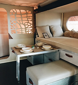 Inside of a Mobile Van