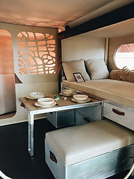 Inside of a Mobile Van